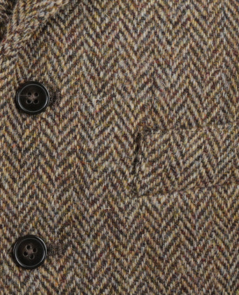 Harris Tweed Gilet | Brown