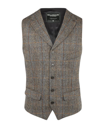 Harris Tweed Gilet | Green