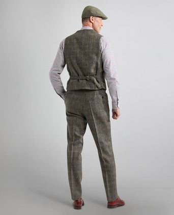 Harris Tweed Gilet | Green