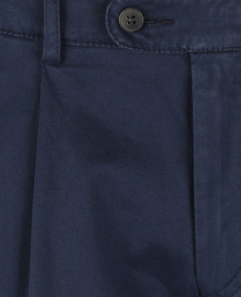 Blackpool Trousers Pleated with Turn-Up | Blue