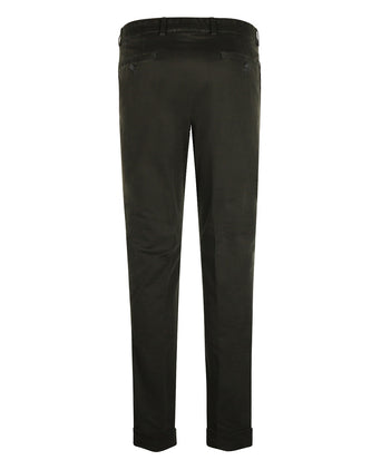 Blackpool Trousers Pleated with Turn-Up | Green