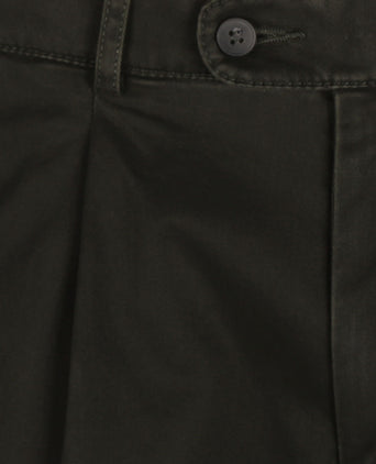 Pantalon Blackpool Bandplooi met Omslag | Groen