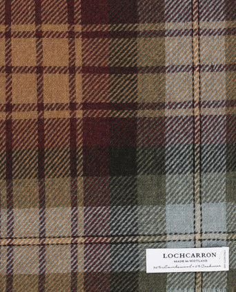 Scarf lambswool with cashmere | Brown