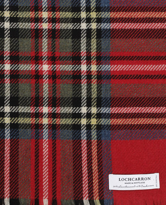 Scarf lambswool with cashmere | Red