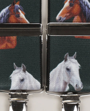 Elastic Braces with Clips | Green