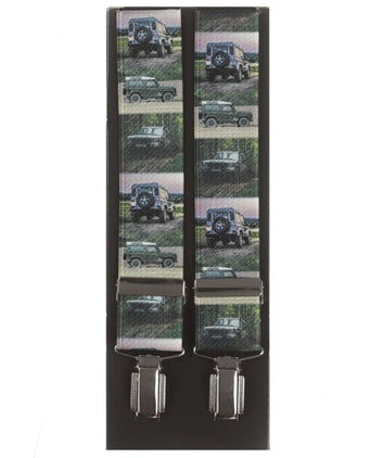 Elastische bretels met clips | Groen