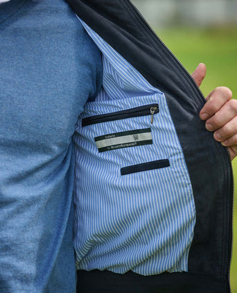 Suede Jacket Winston | Denim Blue