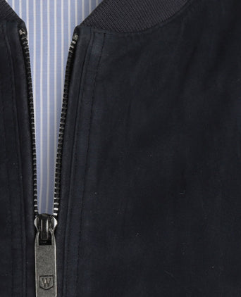 Suede Jacket Winston | Denim Blue