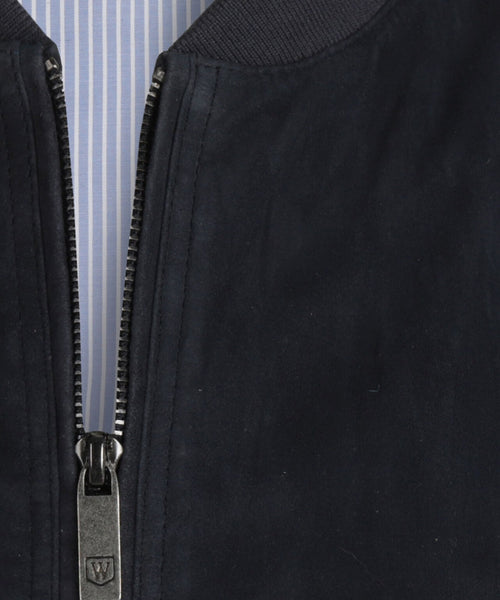 Suede Jacket Winston | Denim Blue