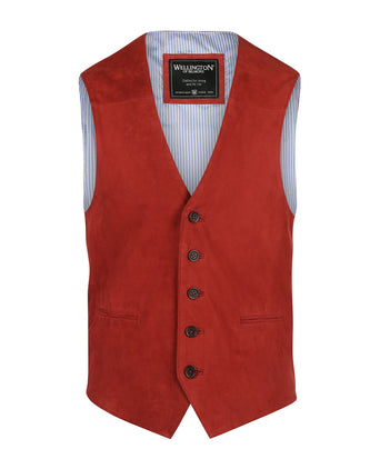 Gilet Suede | Red