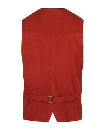 Gilet Suede | Red
