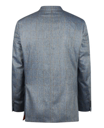 Silk Blazer | Blue
