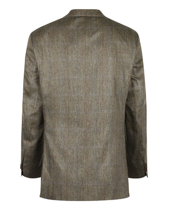 Silk Blazer | Brown