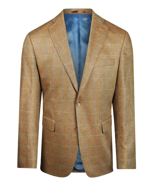 Silk Blazer | Brown