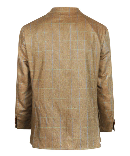 Silk Blazer | Brown