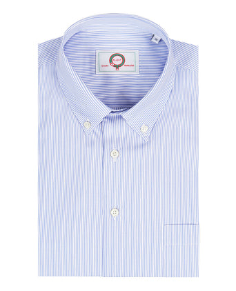 Elliot Shirt Button Down Lange Mouw | Blauw