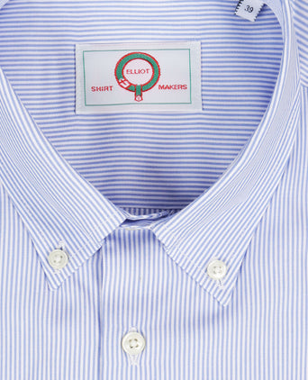 Elliot Shirt Button Down Lange Mouw | Blauw