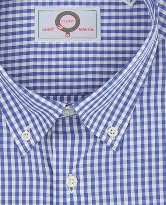 Elliot Shirt Button Down Lange Mouw | Blauw