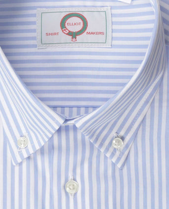 Elliot Shirt Button Down Lange Mouw | Blauw