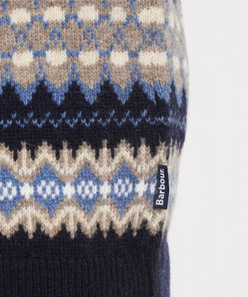Barbour Fairisle Crew Neck Pullover | Night Blue