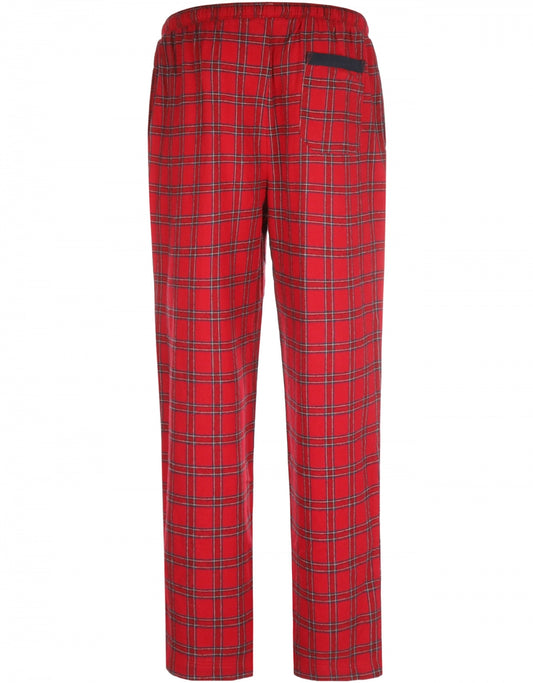 Pyjama-Flanell-Loungewear | Rot