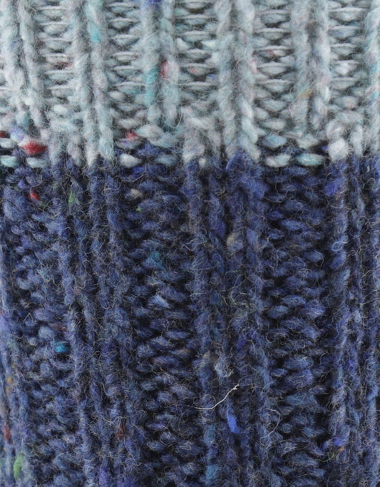 Herrensocken mit Fleckenmuster | Blau