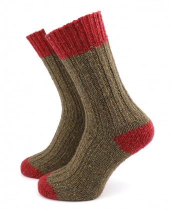 Flecks men's socks | Brown