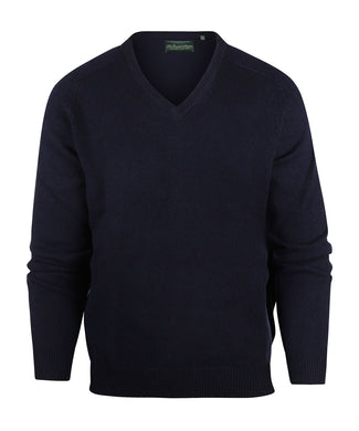 Classic Lambswool v-neck sweater | Navy Blue Classic Lambswool v-neck sweater | Navy Blue