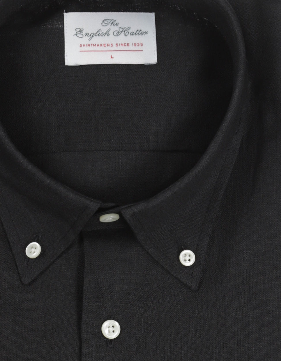 Shirt Linnen | Zwart