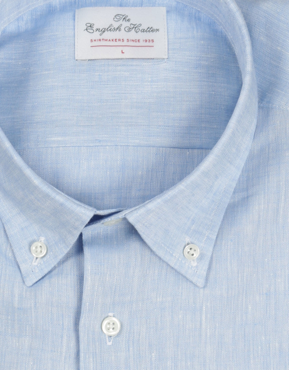 Shirt Linnen | Mid Blauw