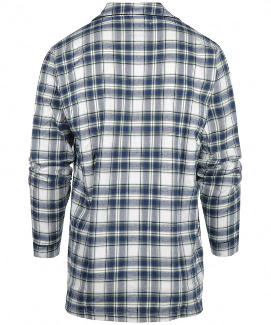 Luxuriöser Flanell-Pyjama-Set | Blau