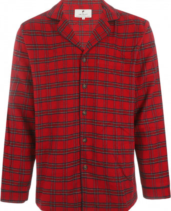 Luxury Flannel Pyjama Set | Red