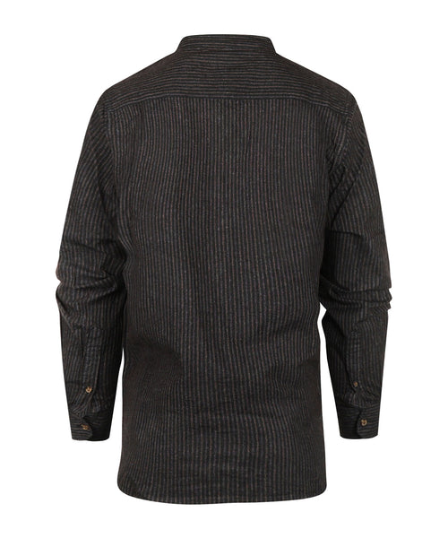 Overhemd Grandfather Shirt | Grijs