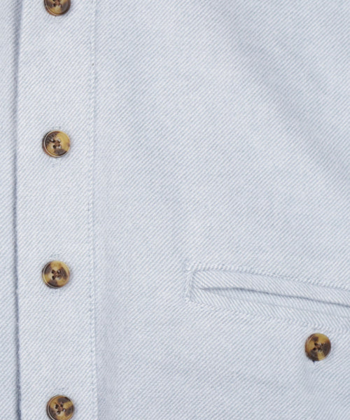 Overhemd Grandfather Shirt | Blauw