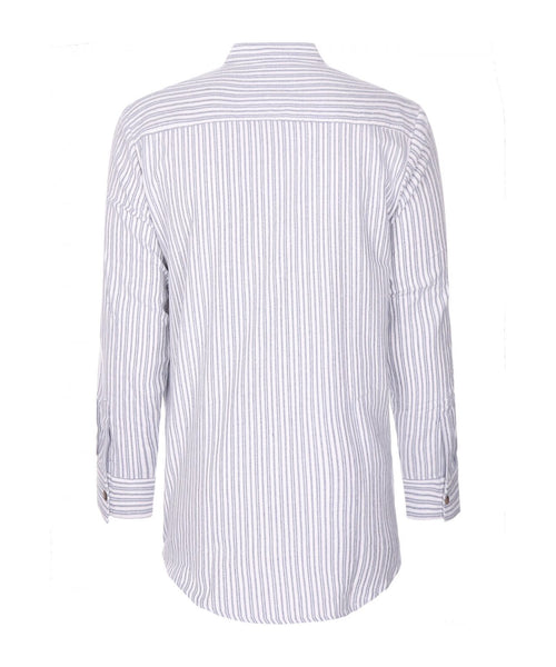 Overhemd Grandfather Shirt | Blauw