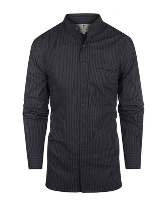 Shirt Grandfather Shirt | Navy Blue