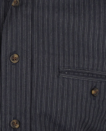 Shirt Grandfather Shirt | Navy Blue