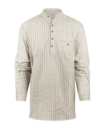 Grandfather Shirt | Brown