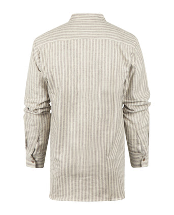 Grandfather Shirt | Brown