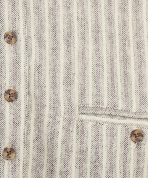 Overhemd Grandfather Shirt | Bruin