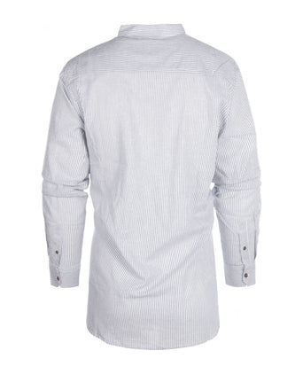 Shirt Grandfather Shirt linen | Blue