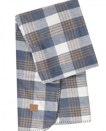Warm fleece blanket | Blue