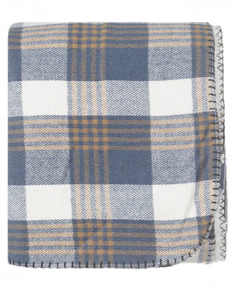 Warm fleece blanket | Blue