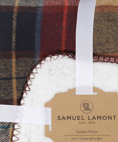 Warm fleece blanket | Red