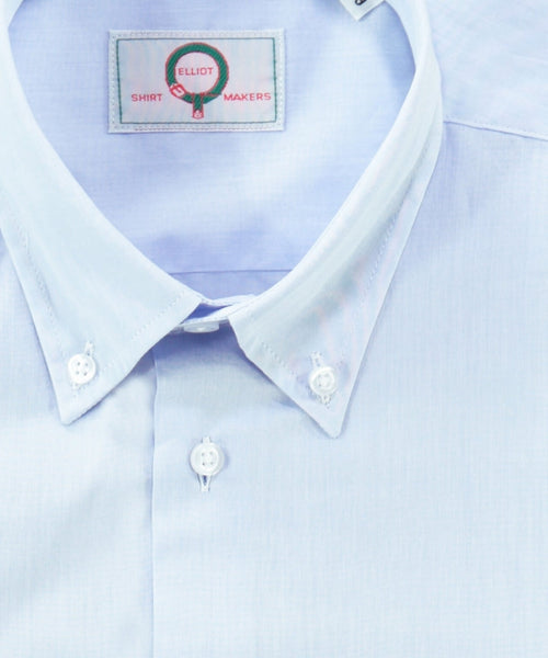 Overhemd tijdloos korte mouwen | Blauw