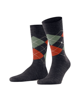 Edinburgh Melange Men's Socks | Blue