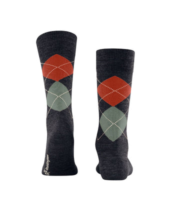 Edinburgh Melange Men's Socks | Blue