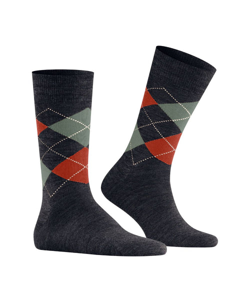 Edinburgh Melange Men's Socks | Blue