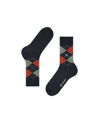 Edinburgh Melange Men's Socks | Blue