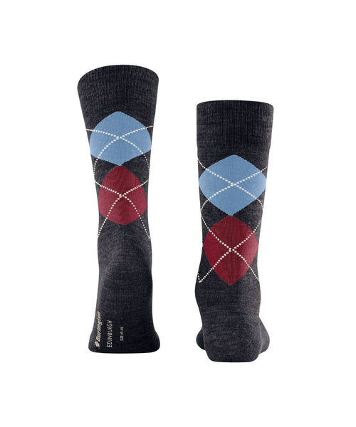 Edinburgh Melange Men's Socks | Blue